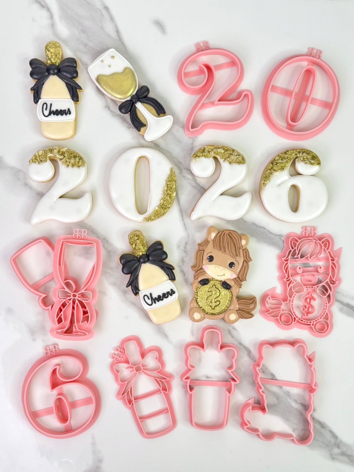 Set de Cortadores Año Nuevo 2026