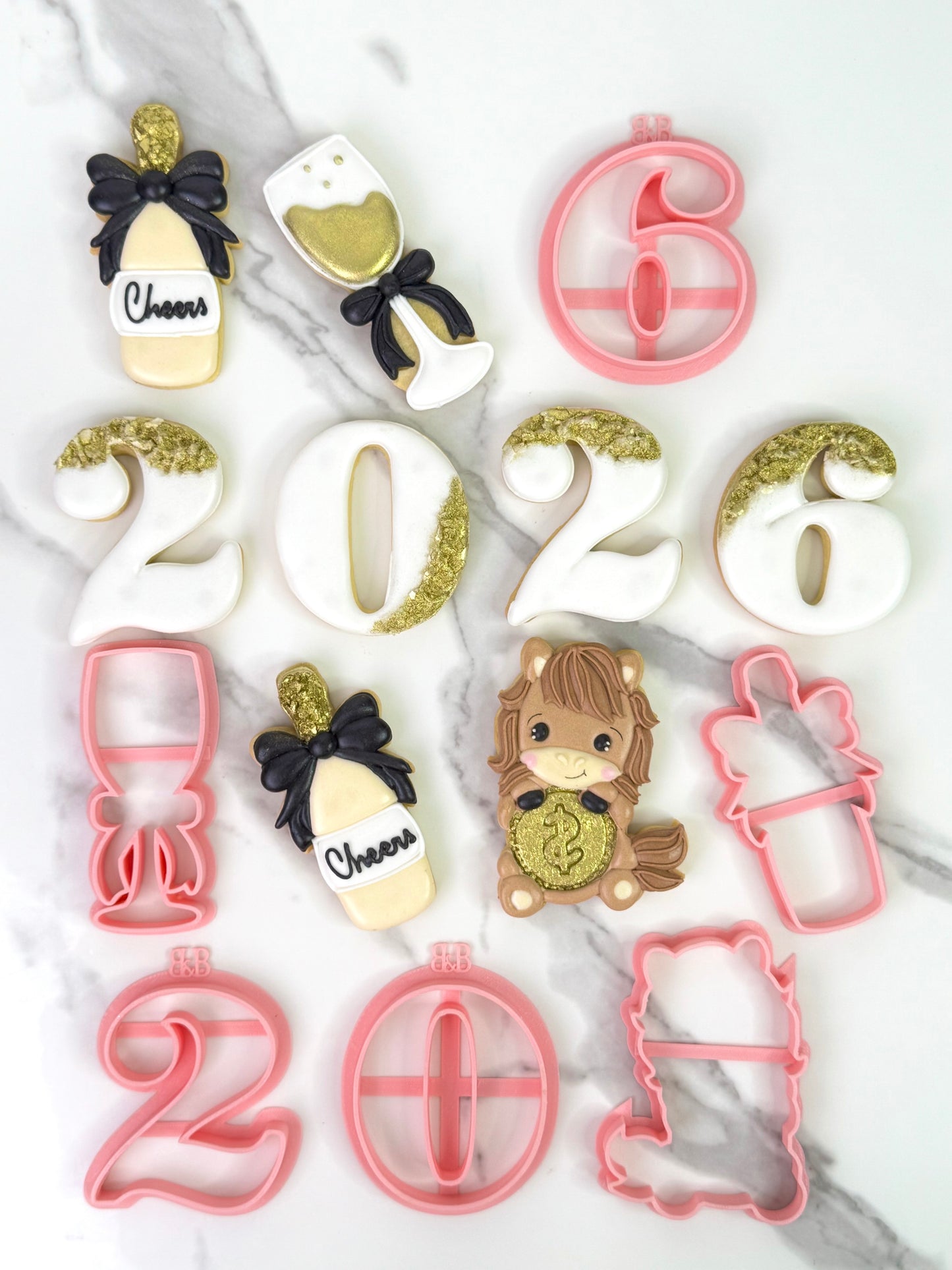 Set de Cortadores Año Nuevo 2026