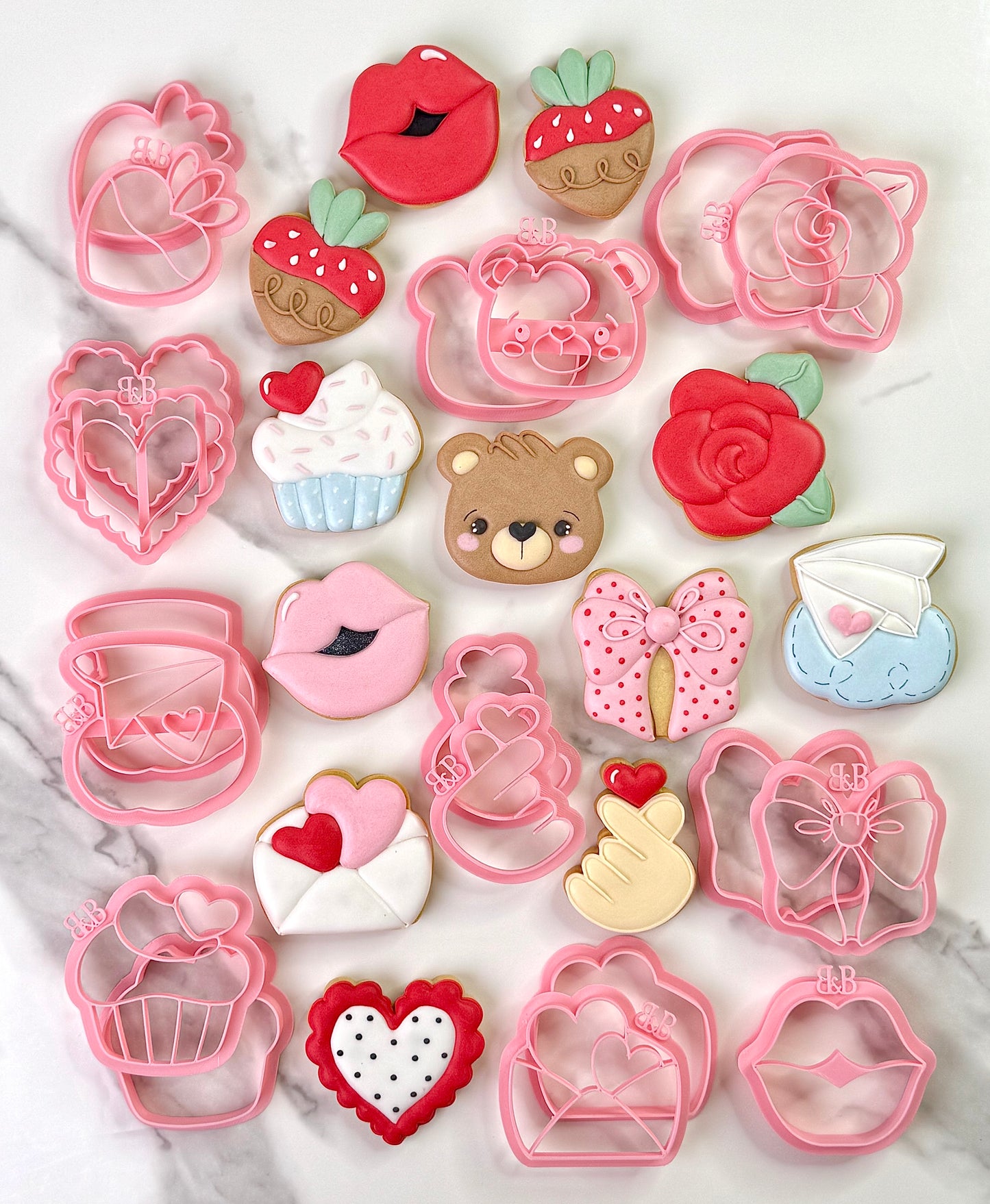 Set de Cortadores de Galletas Edición San Valentín Mini
