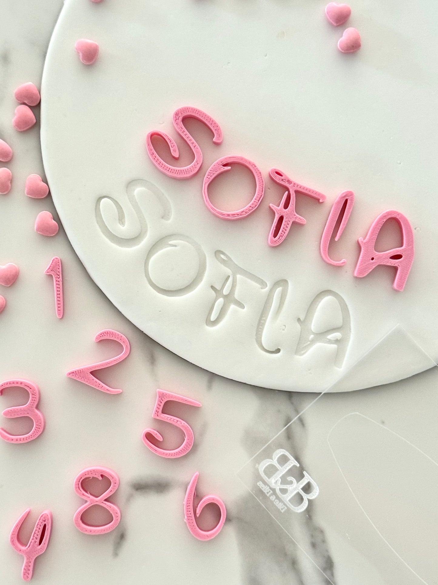 Set de Letras y Números – Tipografía Disney
