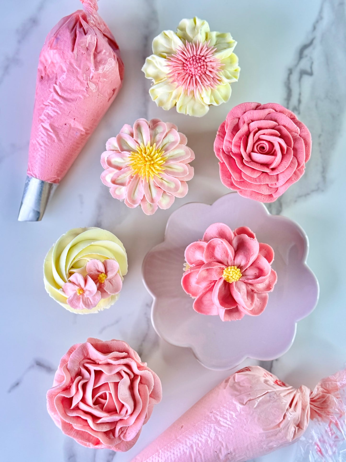Curso Cupcakes Florales