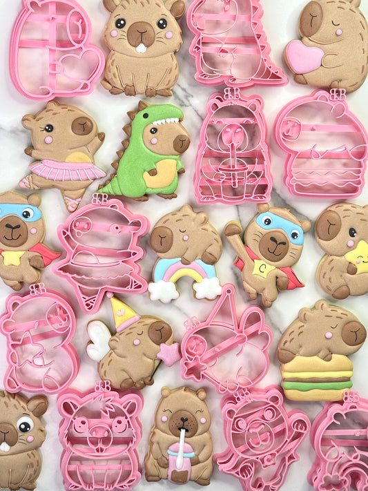 Set de Cortadores de Galletas Edición Capibara