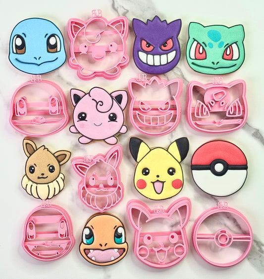 Set de Cortadores de Galletas Edición Pokemon