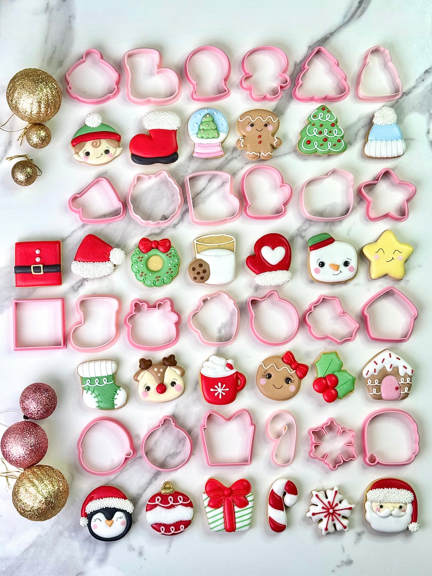 Set de Cortadores Calendario de Adviento Edición Navidad