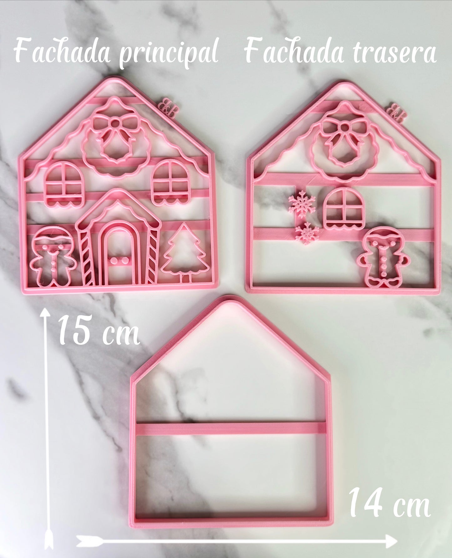 Set de Cortadores Casa de Jengibre Edición Navidad