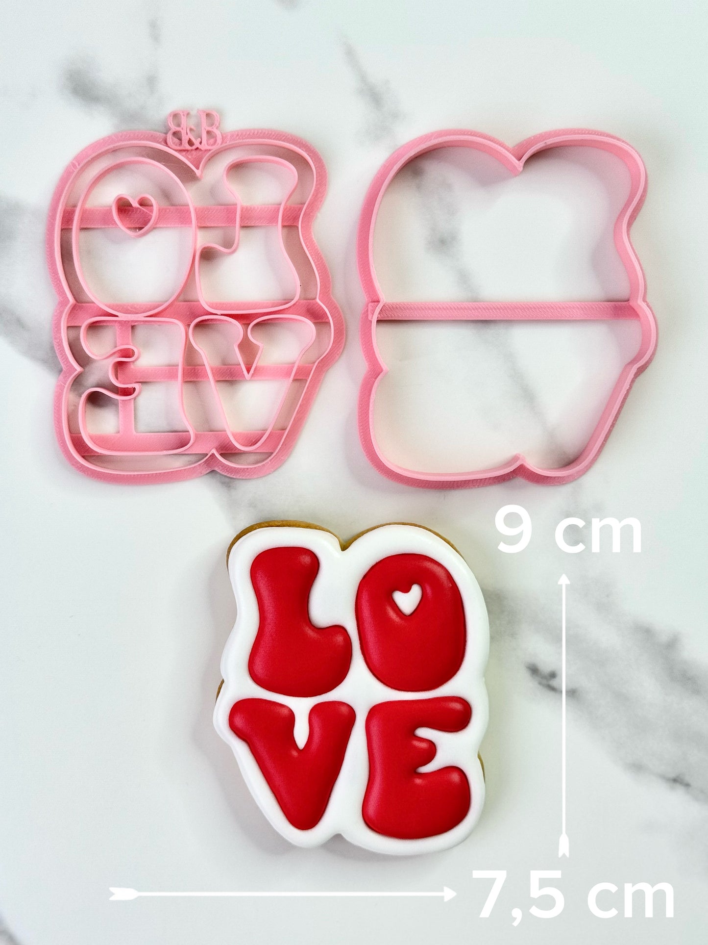 Set de Cortadores de Galletas San Valentín