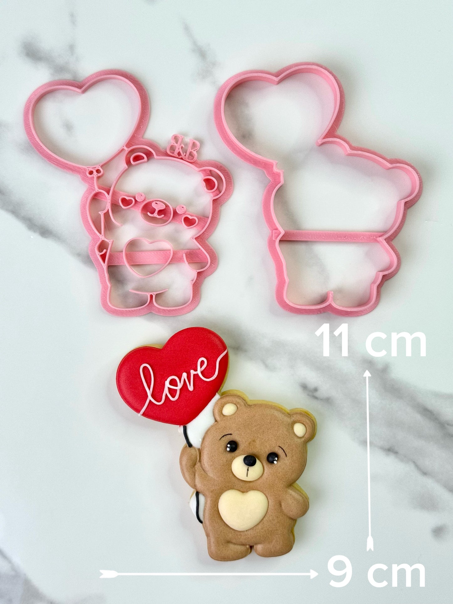 Set de Cortadores de Galletas San Valentín