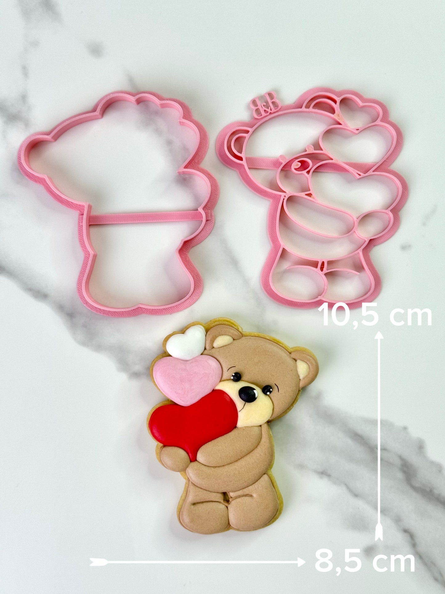 Set de Cortadores de Galletas San Valentín