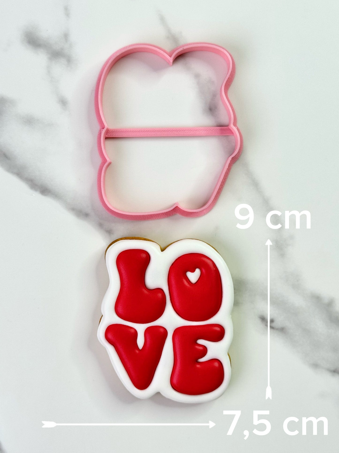 Set de Cortadores de Galletas San Valentín