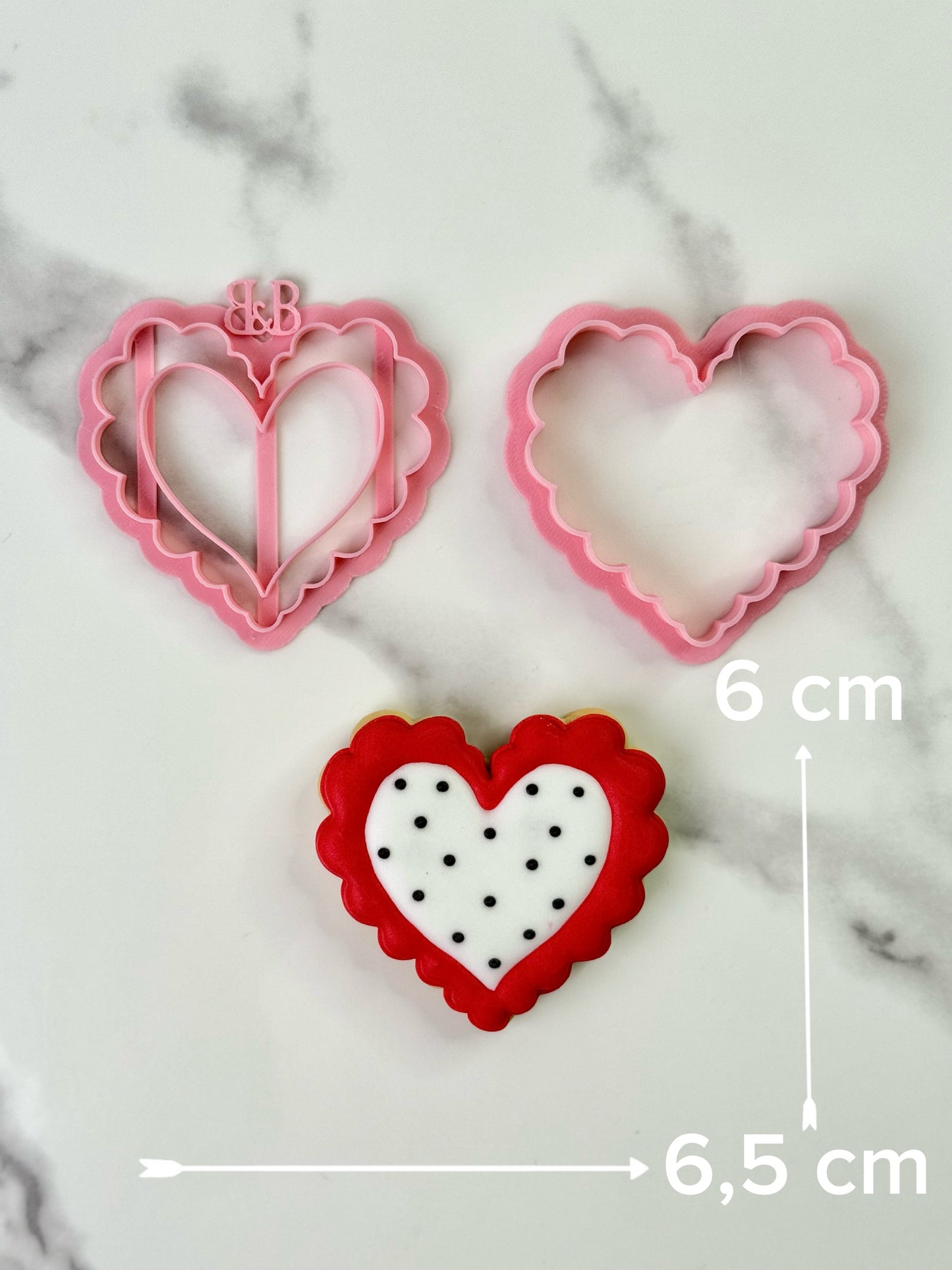 Set de Cortadores de Galletas Edición San Valentín Mini